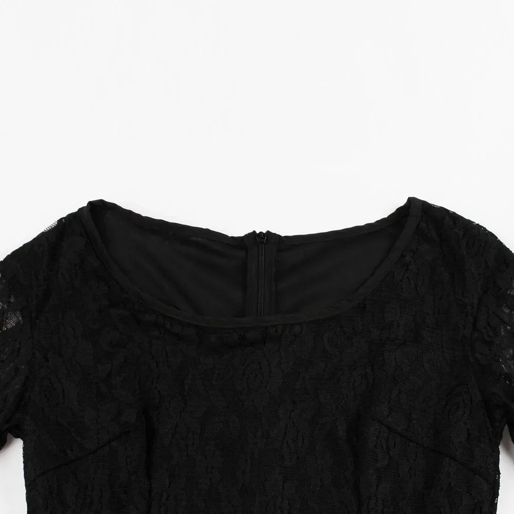 Women's Vintage Gothic Lace Steampunk Mini Dress - 2025 Long Flare Party Attire