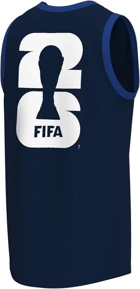 Men'S Sleeveless V-Neck Basketball Jersey