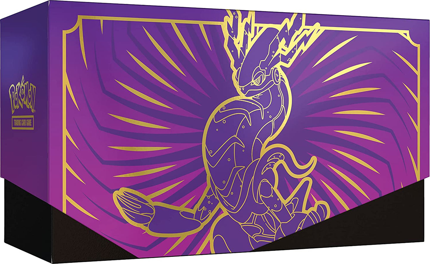 TCG: Scarlet and Violet Elite Trainer Box - Miraidon Purple (1 Full Art Promo Card, 9 Boosters and Premium Accessories)