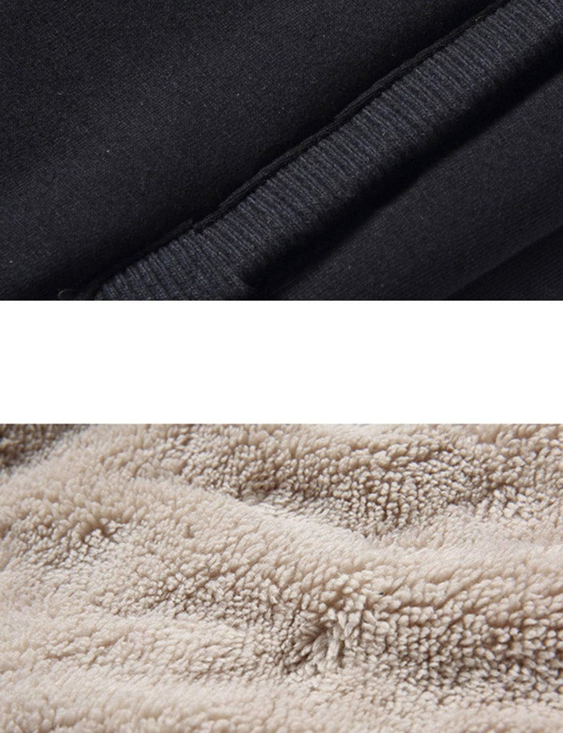 Men's Thermal Fleece Jogger Pants with Sherpa Lining for Enhanced Winter Comfort