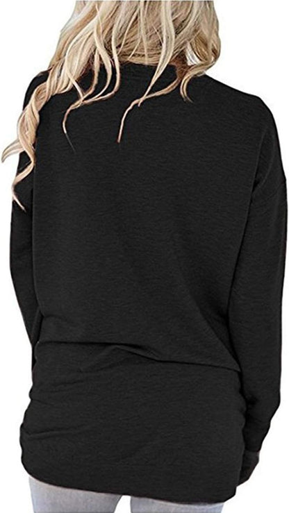 Women's Casual Faith-Inspired Graphic Sweatshirt with Pocket