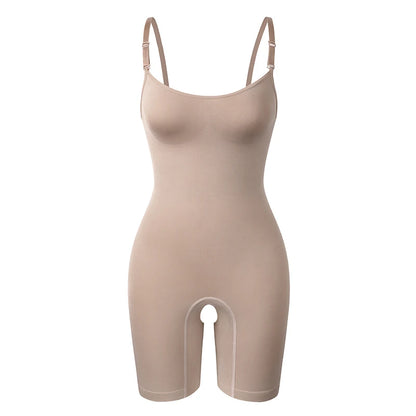 Women's Full Body Shaper with Enhanced Tummy Control and Waist Training - Shapewear Bodysuit and Thigh Slimming Corset