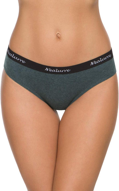 Womens Underwear Cotton Bikini Breathable Sport Low Rise Panty for Women Multipack