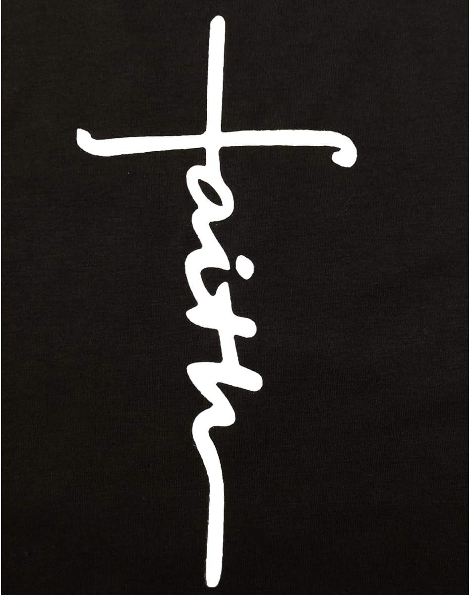 Women's Casual Faith-Inspired Graphic Sweatshirt with Pocket