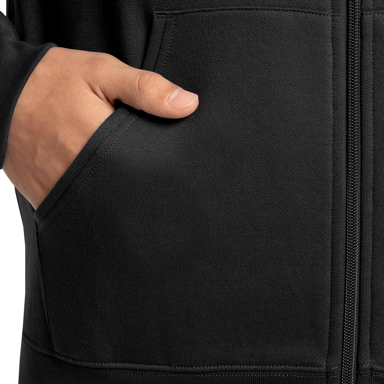 Eversoft Fleece Full-Zip Hoodie Sweatshirt for Men