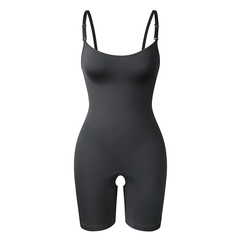 Women's Full Body Shaper with Enhanced Tummy Control and Waist Training - Shapewear Bodysuit and Thigh Slimming Corset