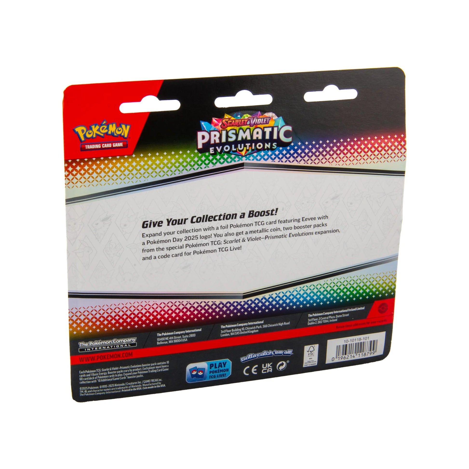 Pokemon Trading Card Games Scarlett & Violet Prismatic Evolution 2Pk Blister 24Ct